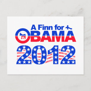 OBAMA 2012 postcard