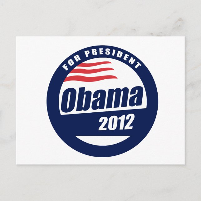 Obama 2012 postcard (Front)
