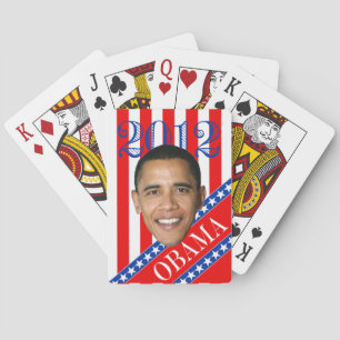 Obama 2012 Stars & Stripes Playing Cards
