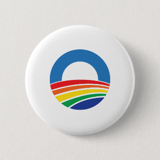 Obama 2012 Support for Gay Marriage 6 Cm Round Badge