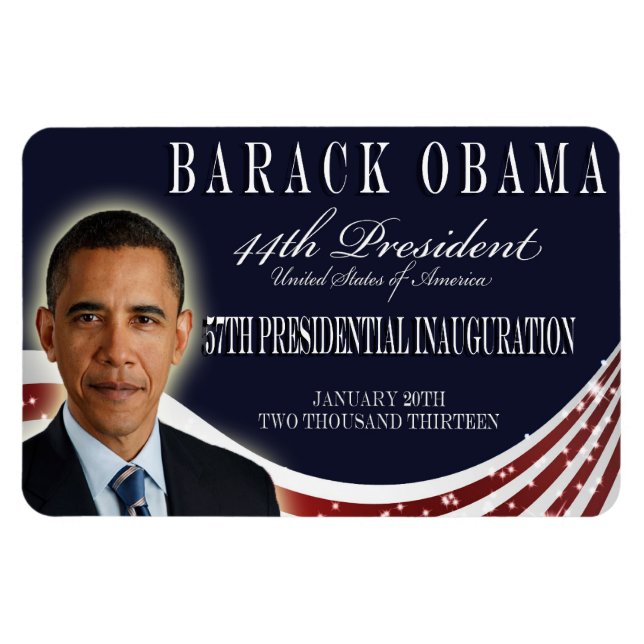Obama 2013 Inauguration Commemorative Magnet (Horizontal)