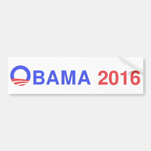 OBAMA 2016 BUMPER STICKER (Front)