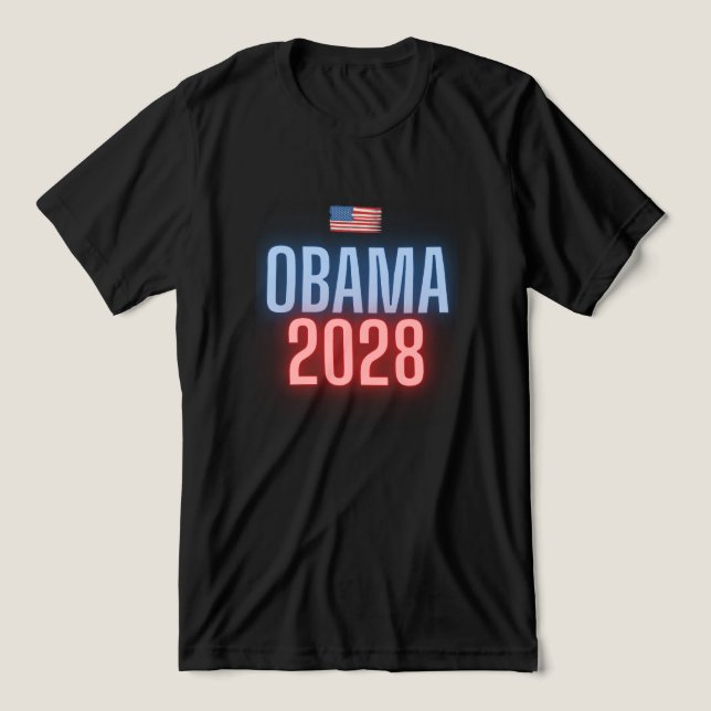 Obama 2028 – A Future We Believe In Tri-Blend Shirt (Design Front)
