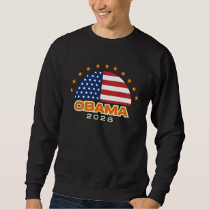 Obama 2028 American Flag Hope Sweatshirt