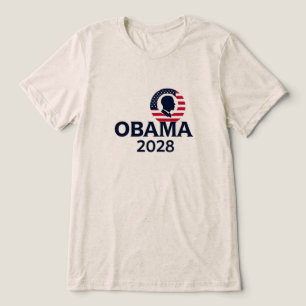 Obama 2028 – Barack Obama Reelection Tri-Blend Shirt
