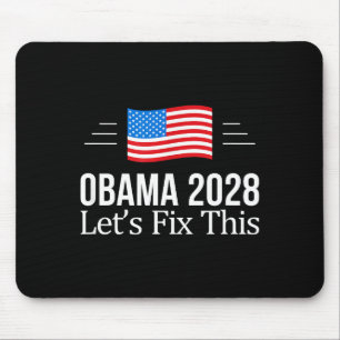 Obama 2028 - Let's Fix This - T-shirt.png Mouse Pad