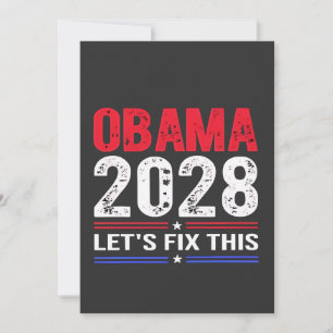Obama 2028 Let's Fix This Democracy Election USA  Announcement