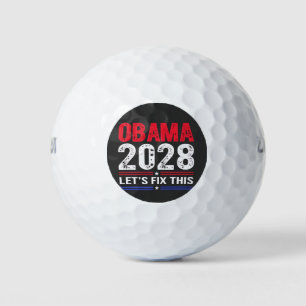 Obama 2028 Let's Fix This Democracy Election USA Golf Balls