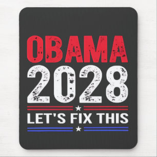 Obama 2028 Let's Fix This Democracy Election USA Mouse Pad