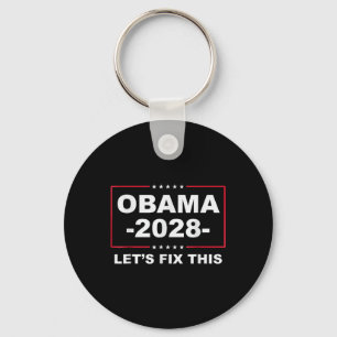 Obama 2028 Lets Fix This President Patriotic Vinta Key Ring
