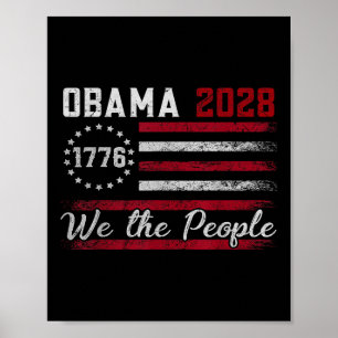 Obama 2028 Shirt Obama For President Poster