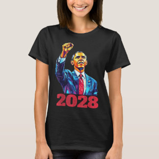 Obama 2028 Shirt Vote Obama For President 28 Flag