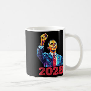 Obama 2028 Shirt Vote Obama For President 28 Flag Coffee Mug