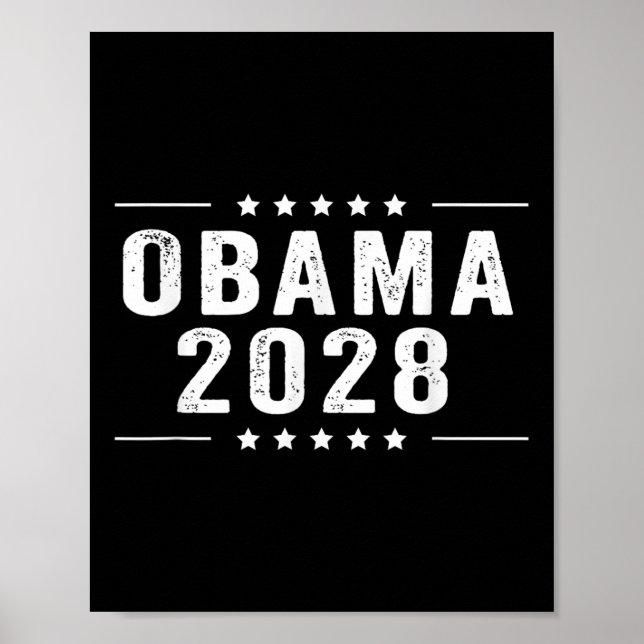 Obama 2028 Tee  Poster (Front)