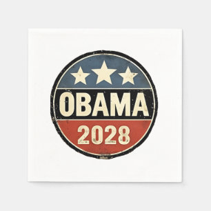 Obama 2028 US Election Politics Napkin