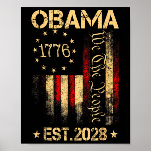 Obama 2028 Vote Obama For President 2028 Election Poster