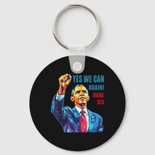 Obama 2028 Yes We Can Again Obama 48th President O Key Ring