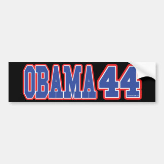 OBAMA 44 BUMPER STICKER