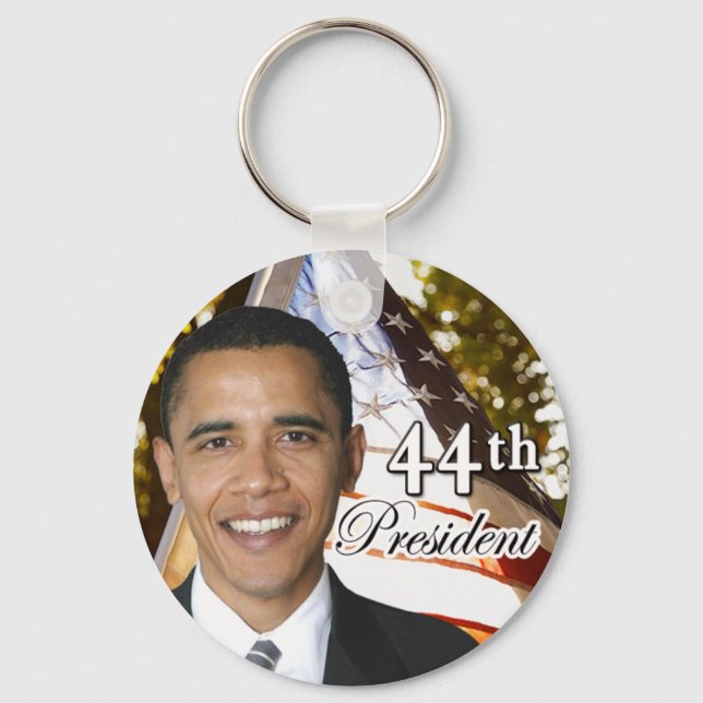Obama 44th President Key Ring (Front)