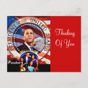 Obama,45th President of The United States_ Postcard