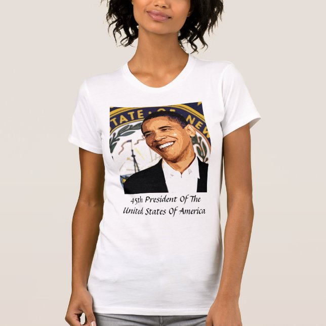 Obama 45Th President of The United States T-Shirt (Front)