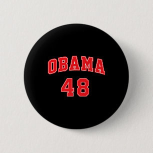 Obama 48 For President 2028 Obama 2028 Premium 6 Cm Round Badge