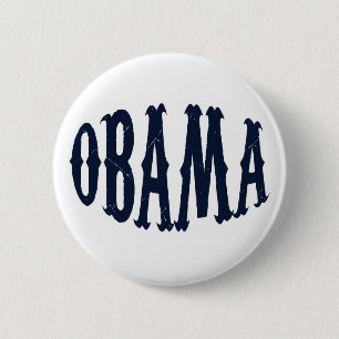 OBAMA 6 CM ROUND BADGE