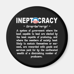 Obama Administration Ineptocracy Kitchen Magnet