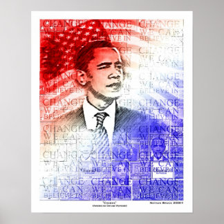 Obama American Dream Version - Customised Poster