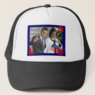 obama and first lady trucker hat