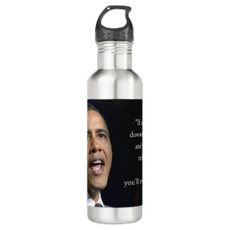 Obama And Motivational Quote Beautiful  710 Ml Water Bottle