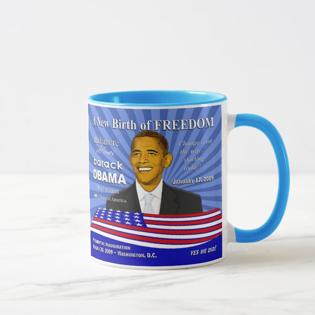 Obama Baltimore Maryland Celebration Mug (Right)