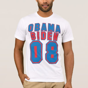 Obama Biden 08, BLUE & Red T-Shirt