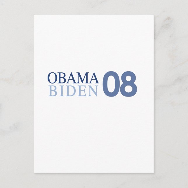 Obama Biden '08 Postcard (Front)