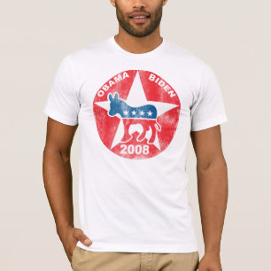 Obama Biden 08 Retro T-Shirt