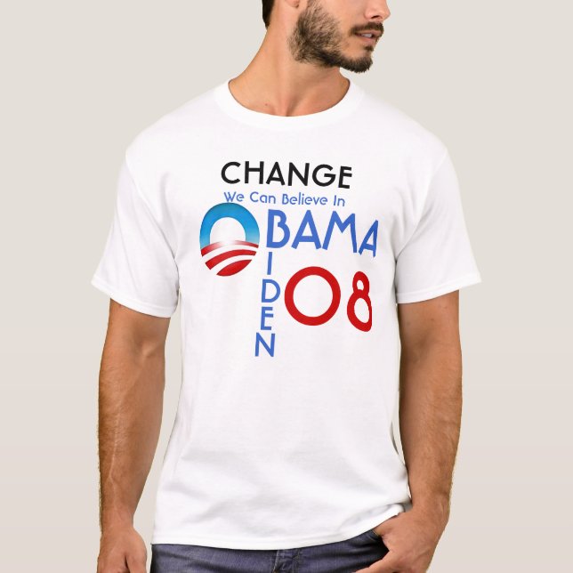 OBAMA & BIDEN 08 T-Shirt (Front)