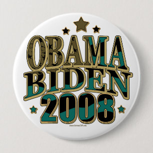 Obama Biden '08 Ticket 10 Cm Round Badge