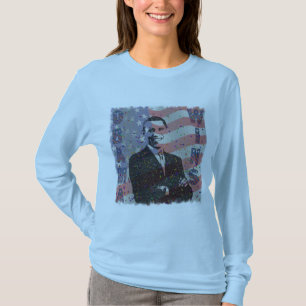 Obama Biden '08 Yes We Did Womens Hoodie T-Shirt