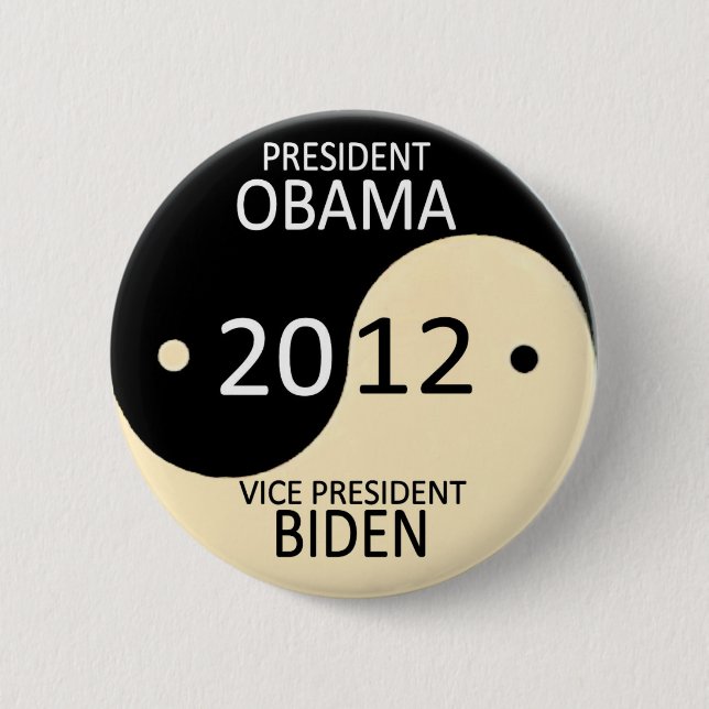 Obama/Biden 2012 6 Cm Round Badge (Front)