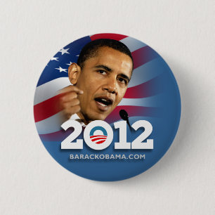 Obama Biden 2012 6 Cm Round Badge