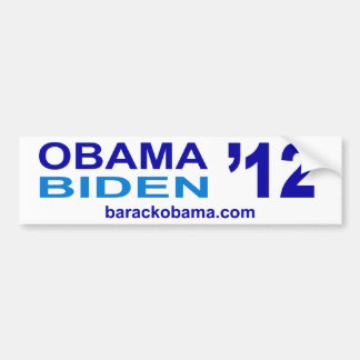 Obama Biden 2012 Bumper Sticker