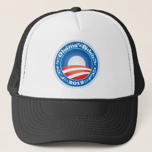 Obama Biden 2012 Circle Trucker Hat