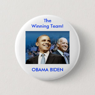Obama Biden 6 Cm Round Badge