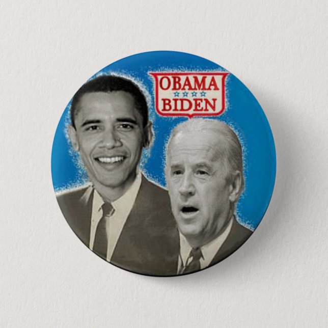 OBAMA / BIDEN Blue Button (Front)