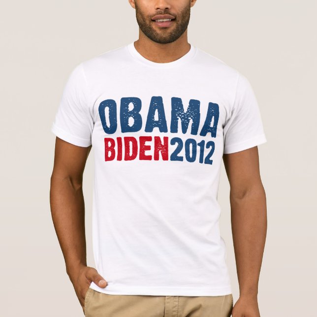 Obama Biden Blue/Red T-Shirt (Front)