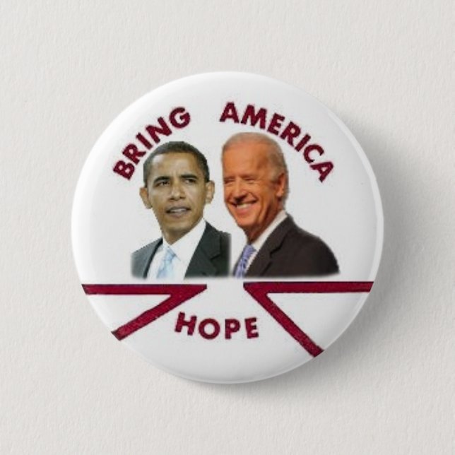 Obama / Biden Hope Button (Front)