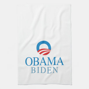 OBAMA BIDEN O BLUE -.png Tea Towel