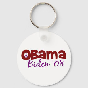 Obama Biden Peace Key Ring