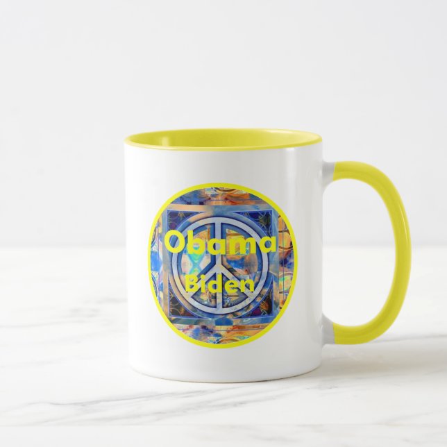 Obama Biden PEACE Mug (Right)