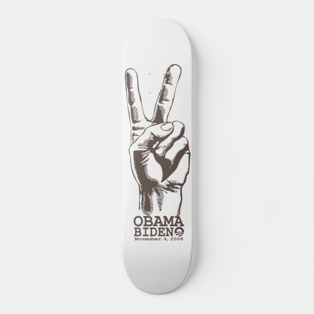 Obama, Biden Peace Skateboard (Front)
